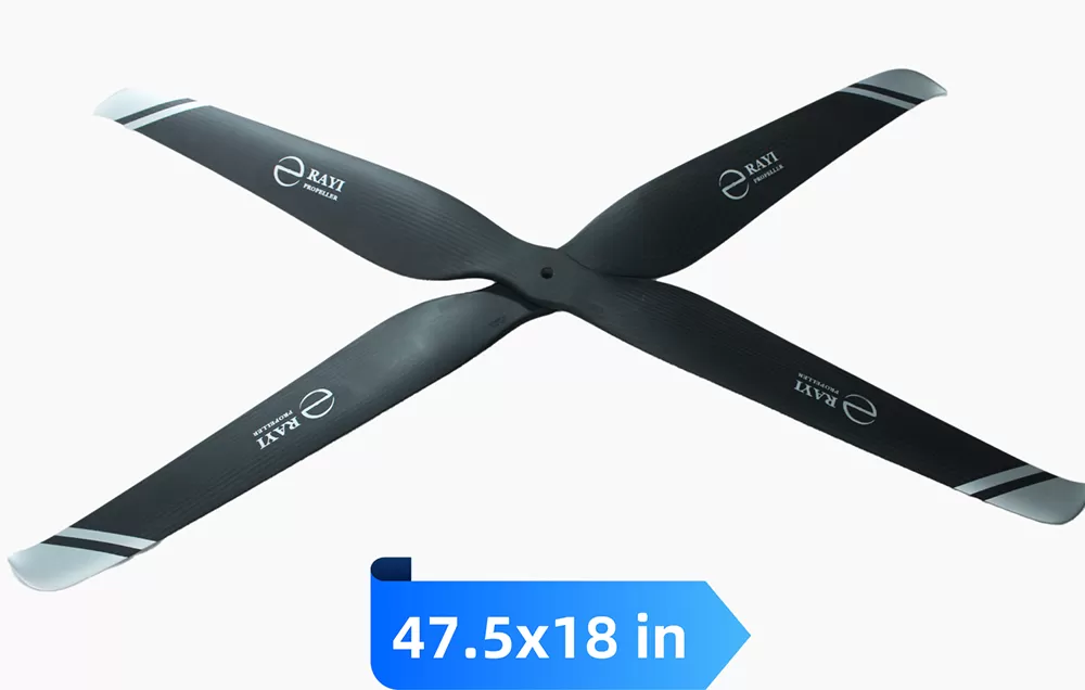 47.5x18 high efficiency Carbon Fiber Integrated Drone Propeller