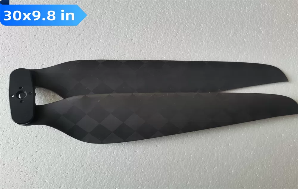 30*9.8 Ultralight Carbon Fiber Folding CW CCW Propeller