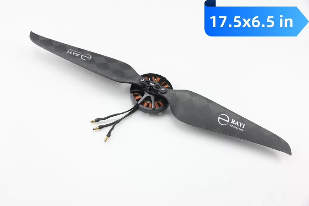 17.5x6.5 High efficiency Carbon Fiber Foldable drone propeller