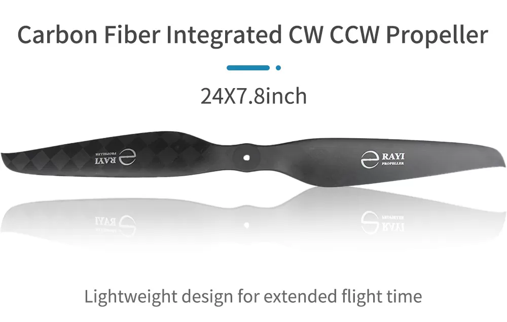 24X7.8 New arrival Carbon Fiber CW CCW Drone Propeller