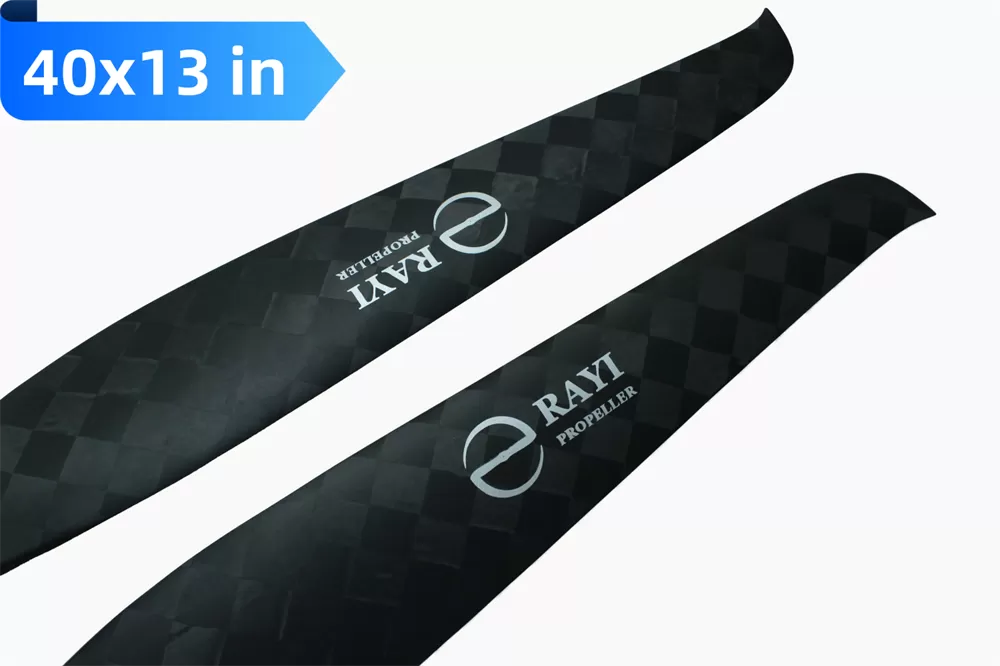 40x13 Lightweight Carbon Fiber Integrated CW CCW Drone Propeller