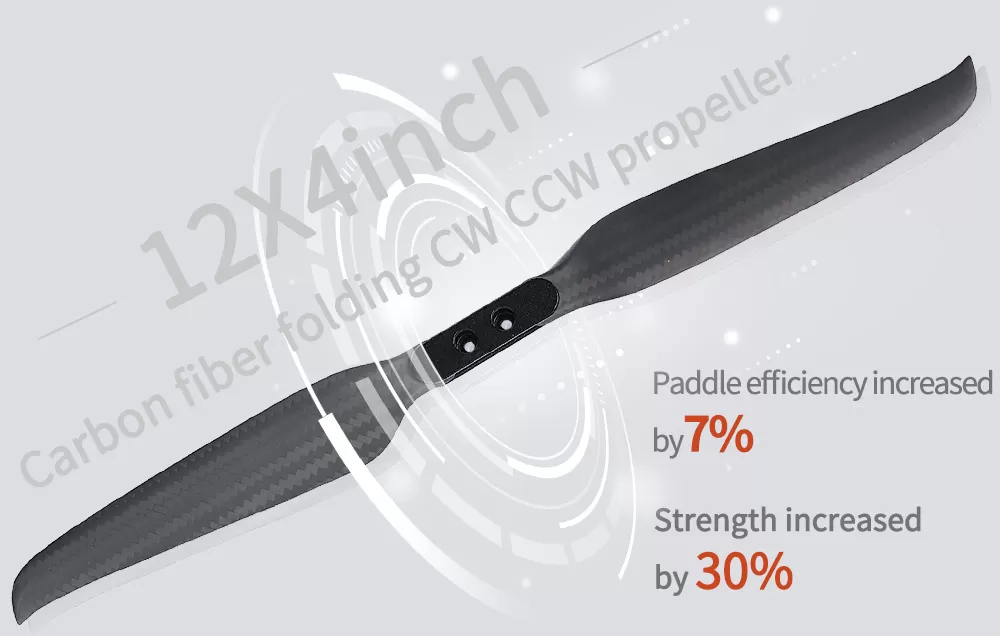 12X4 anti-corrosion Carbon Fiber CW CCW Folding Propeller